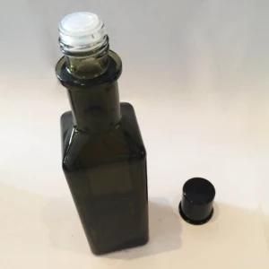 Fancy Black Glass Cocktail Bottle Cap