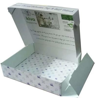 Factory Supplier Custom Shipping Box Recycled Product White Corrugated Box, Paper Packaging Mailer Box