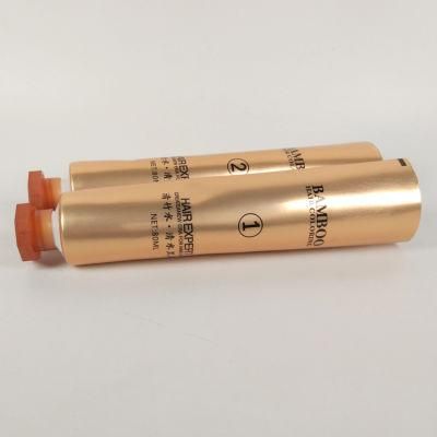 High Quality Golden Aluminum Plastic Tube for Cosmetic Packaging