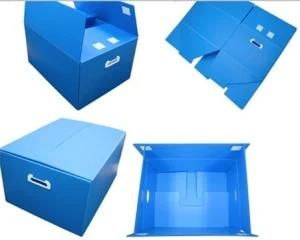 Collapsible PP Corflute Plastic Packaging Box