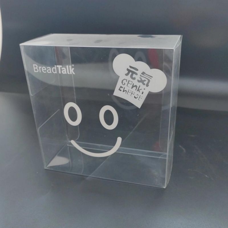 PET Foldable Clear Plastic Bread and bakery Packaging Box