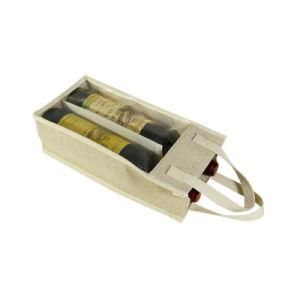 Custom Small Tote Jute Wine Bag