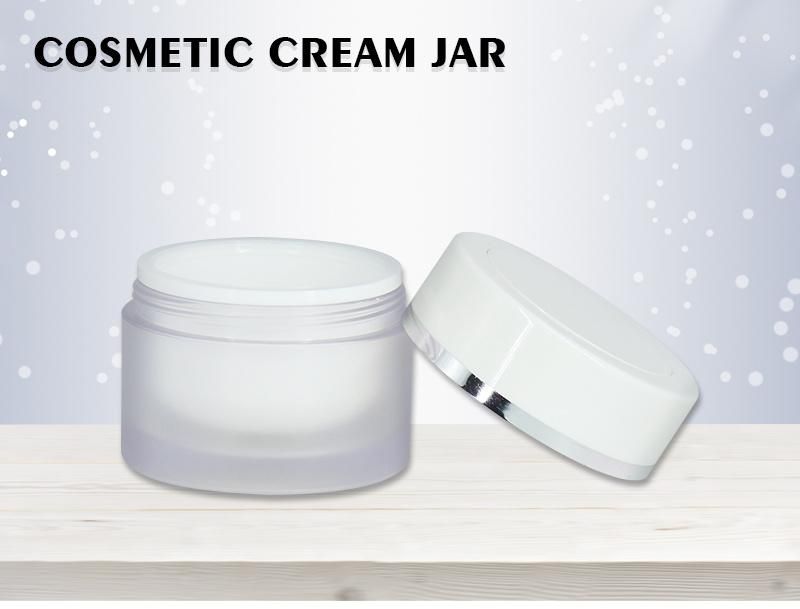 Hot Selling 50g PS Transparent Frosted Cream Jar