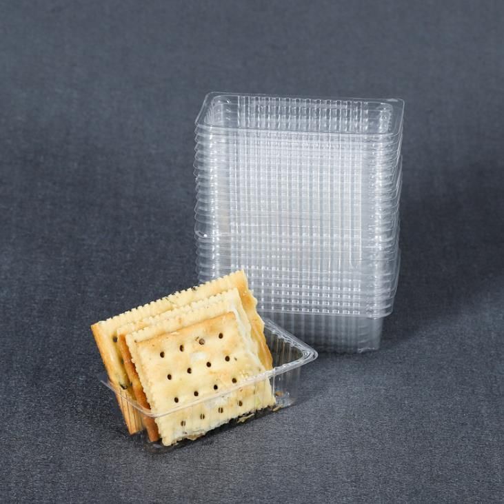 Custom Manufacturers Vacuum Forming Food Plastic Blister Pet Biscuit Trays