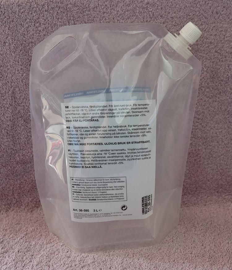 Food Grade Plastic Spout Bag for Beer with Printed Logo