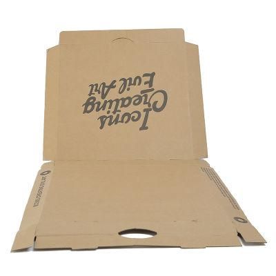 Custom Corrugated Carton of Printed Pizza Box Brown Kraft