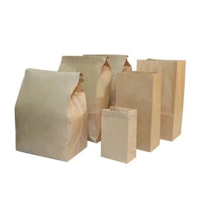 Wholesale Biodegradble Packaging Food Grade Customized Craft Paper Bag Take Away Bolsas Personalizadas Bags