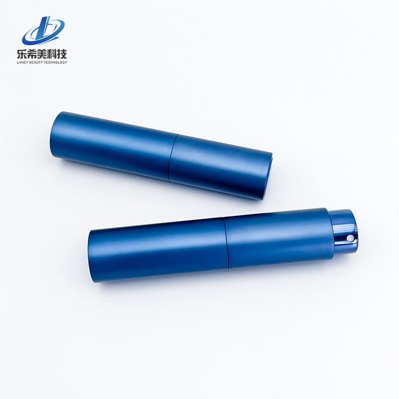 Aluminum Perfume Atomizer with Inner Glass Bottle