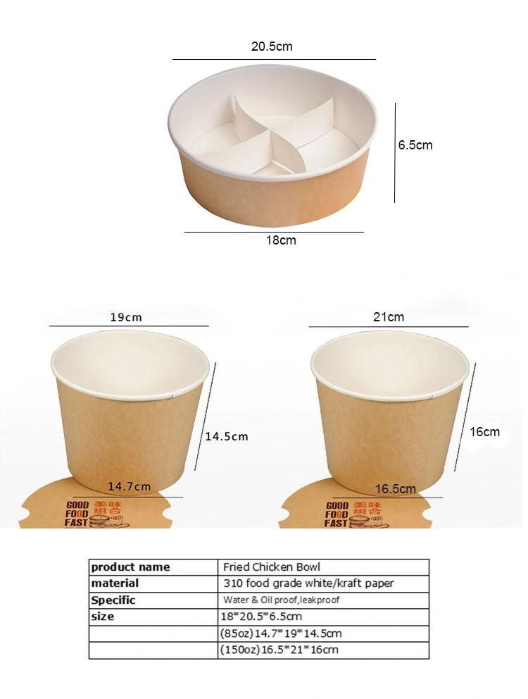 Custom China Wholesale Takeaway Packaging Box Food Fruit Salad Tray Snack Karton with Transparent Window