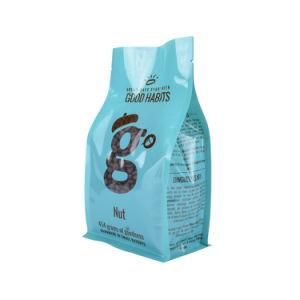 Factory Custom Flat Bottom Ziplock Stand up Bags for Coffee Nut Snack Pet Food Packaging