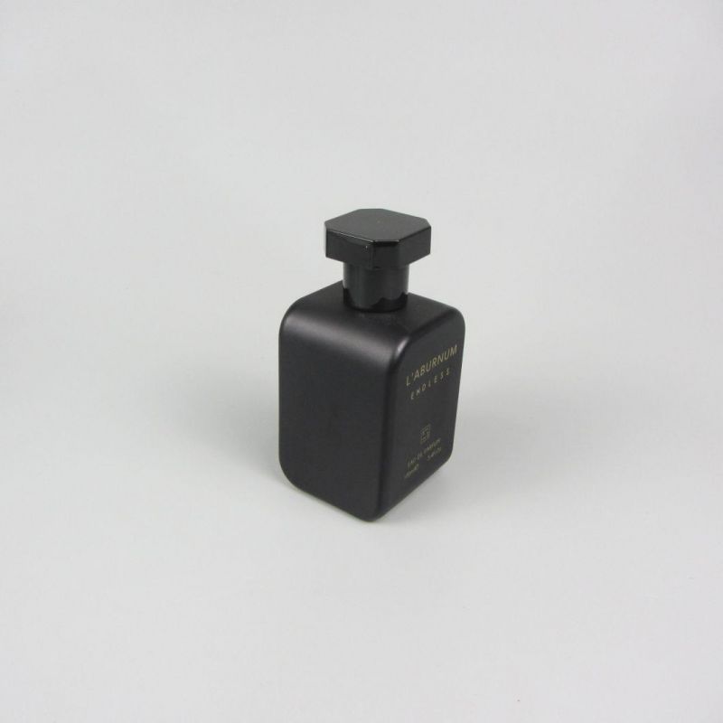 Square Black Perfume Bottle Empty Perfume Bottles