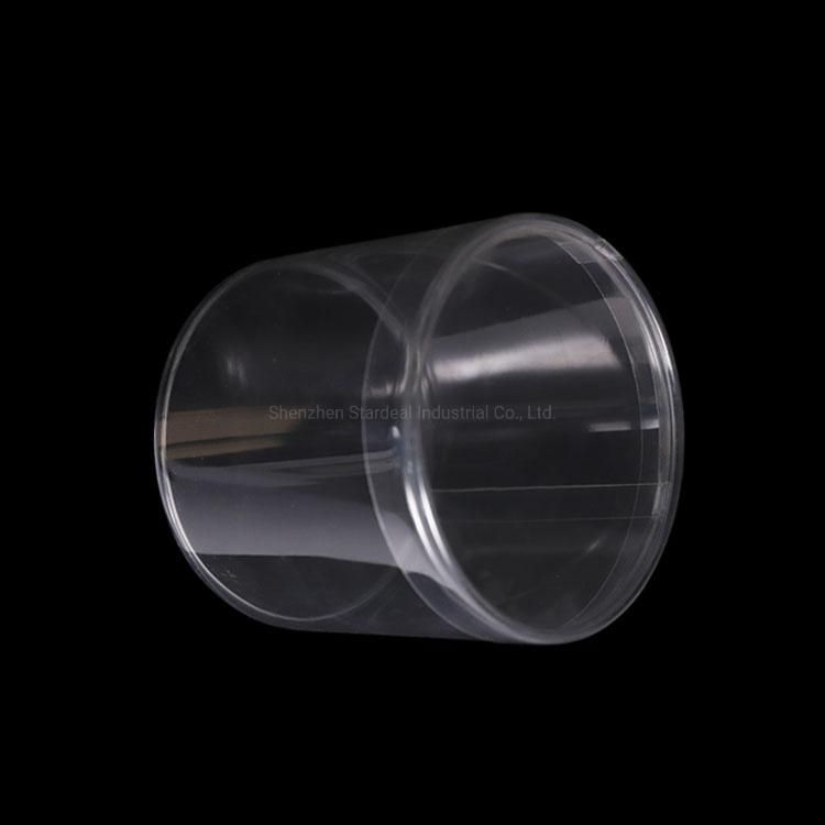 Food Grade Clear Hard Plastic Tube Small Round PVC Packaging Box