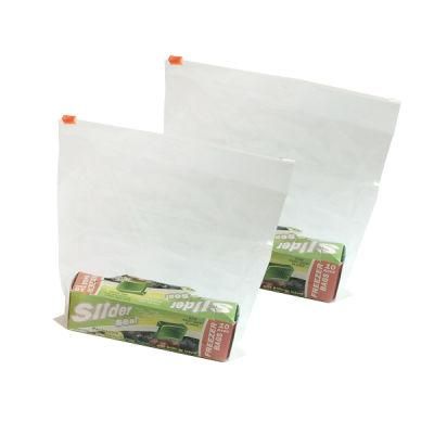 Hot Sale Custom Resealable Clear Thick LDPE Plastic Zip Packaging Bags Thick Food Grade Slider Zipper Bag