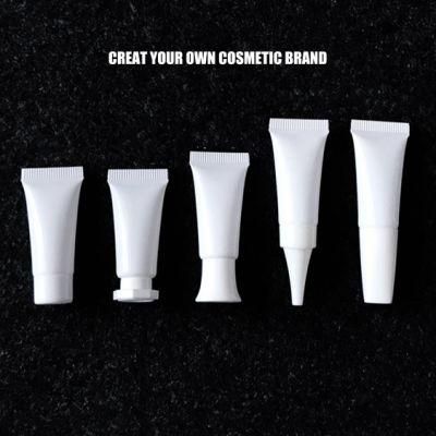 Empty White Cosmetic Packaging Tubes PP Soft Tube for Sunscreen Eye Hand Cream Tube with Screw Cap Toothpaste Tube