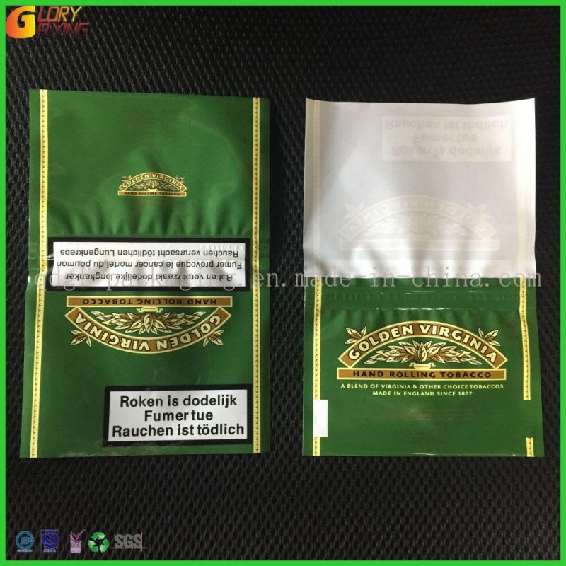 Plastic Wholesale Laminated Packaging Smoking Cookie Smell Proof Zipper Stand up Cigar Zip Lock Tobacco Bag
