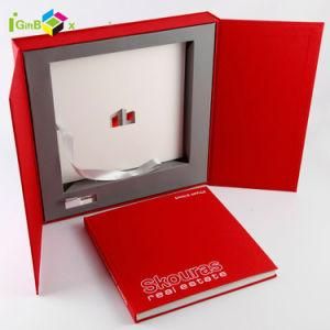 Custom Middle Open Multi Color Gift Paper Cardboard for Note Book Packed Boxes Packaging for Books