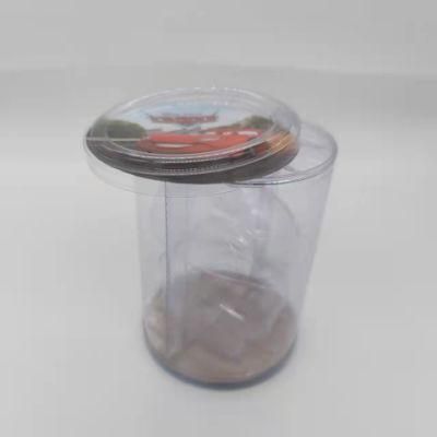 High Quality PVC Plastic Barrel with Lid for Toy Packaging