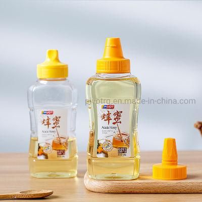 1000g Plastic Squeeze Honey Bottle with 45mm Caps for Honey Packing