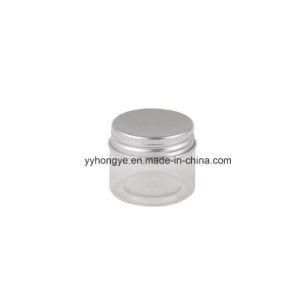 20g Small Clear Plastic Cosmetic Cream Jar with Screw Cap for Lotion Pet Jar