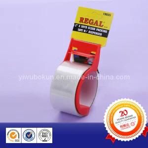Clear Office Packing Tape with Hand Cutter