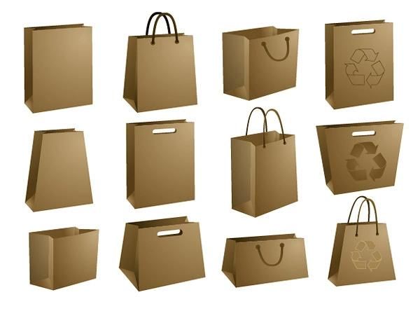 100% Biodegradable Paper Bag Art Paper/Cardboard with Custom Logo Printed