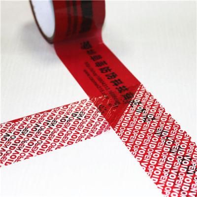 EXW Security Seal Tamper Evident Transfer Void Open Tape