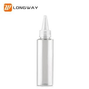 100ml Plastic Lotion Bottle Pointed Mouth Cap
