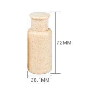 Eco-Friendly Plant Material Wheat Straw 30ml Shampoo Bottle for Hotel