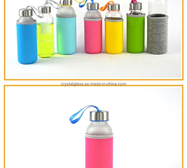150ml 300ml 420ml 500ml Glass Bottle as Gift for Water and Beverage
