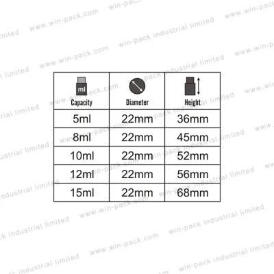 Direct Factory Empty Cosmetic Packaging Glass Dropper Bottle