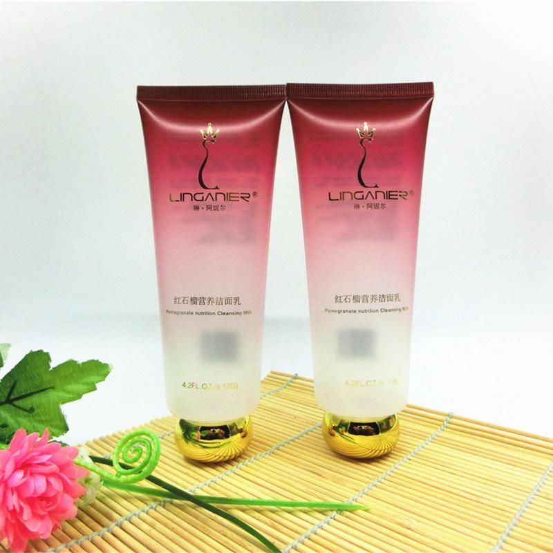 Clear Transparent PE Plastic Bottle Plastic with Acrylic Aluminium Tube