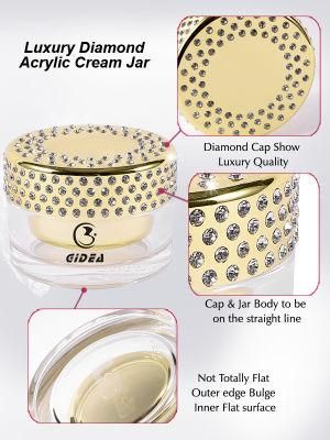 100g Shiny Gold Luxury Diamond Cream Jar