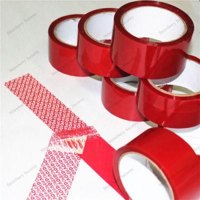 Custom Print Packaging Packaged Tamper Proof Security Adhesive Carton Sealing Tape