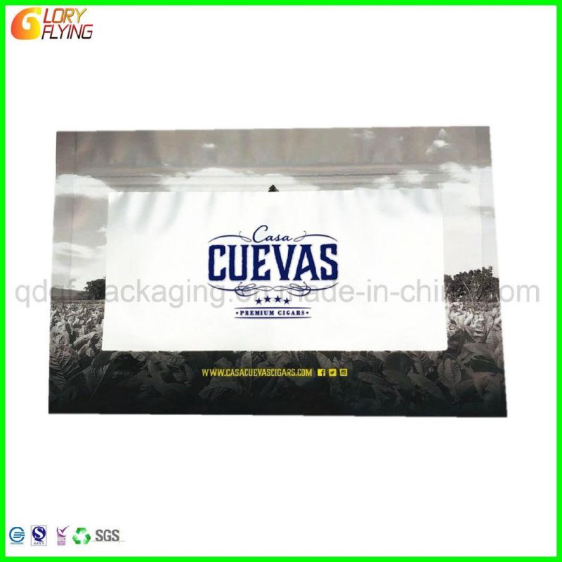 Smell Proof Mylar Plastic Zip Lock Packaging Bag for Tobacco Packing