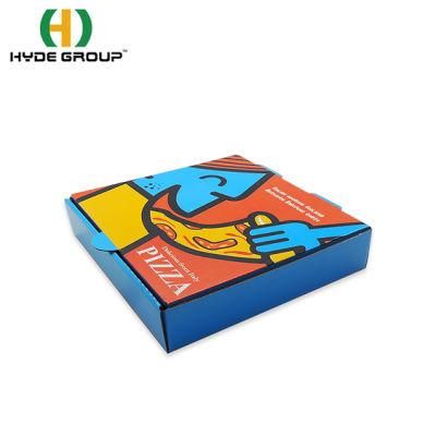 Wholesale 35 Cm 9 Inch Pizza Box Package Carton Supplier Custom Design Printed Packing Bulk Cheap Pizza Boxes with Logo