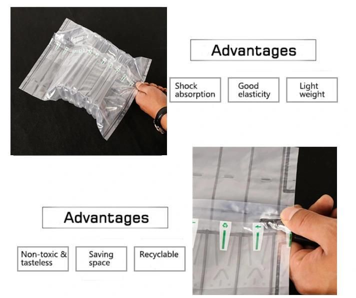 PE/PA Clear Inflatable Air Dunnage Bag for Container Protection Packaging