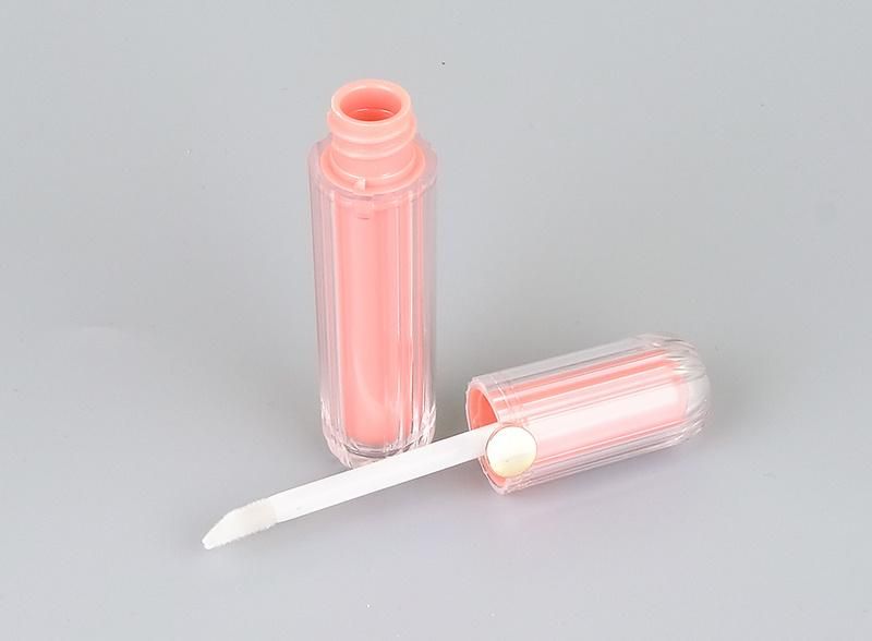 Luxury 4ml Pink Frost Cosmetic Liptint Lipgloss Tubes Custom Lip Gloss Packaging Container