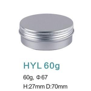 60g Hand/Facial Cream Aluminium Screw Capcontainer/Jar/Cans