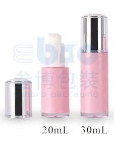Electroplating Plastic Lotion Pump Airless Bottle Cosmetic Packaging