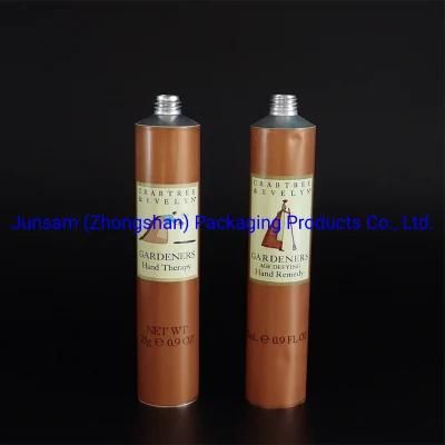 Foldable Aluminium Soft Hair Dye Cream Tube Collapsible 6 Colors Packaging Metal Container