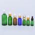 Wholesale Cosmetic Packaging Empty Clear Green 5ml 10ml 15ml 20ml 30ml 50ml 100ml Glass Dropper Bottle