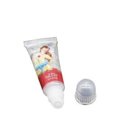 Customized Empty Plastic Lip Gloss Squeeze Tube