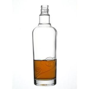 Hot Sale Customized Glass Wine Bottles 500ml Flint Food Grade Glass Bottles for Whisky Vodka Spirits