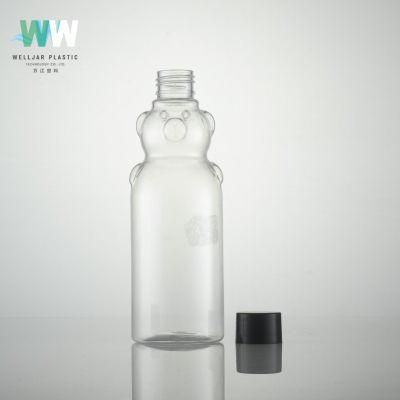 500ml Plastic Pet Bear Shaped Bottle with Screw Cap