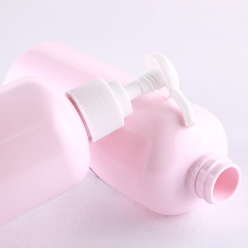 Eco Friendly Custom Pink Shampoo Empty 300ml 500ml Large Lotion Bottle Plastic Pet Plastic Hair Product Bottles and Containers