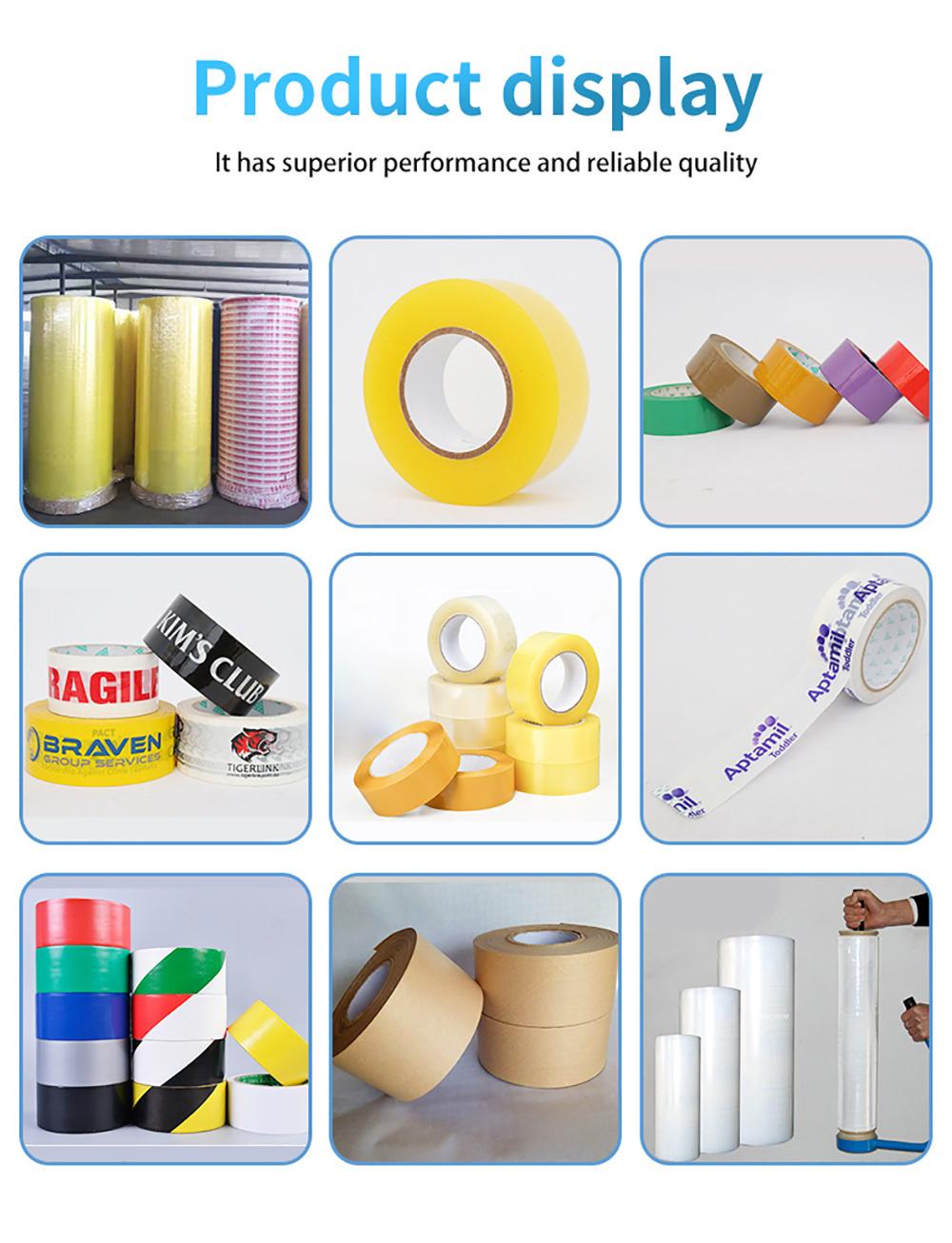 China Factory OEM Custom Adhesive BOPP Printing Tape for Carton Packaging for Office/Transportation/Warehouse