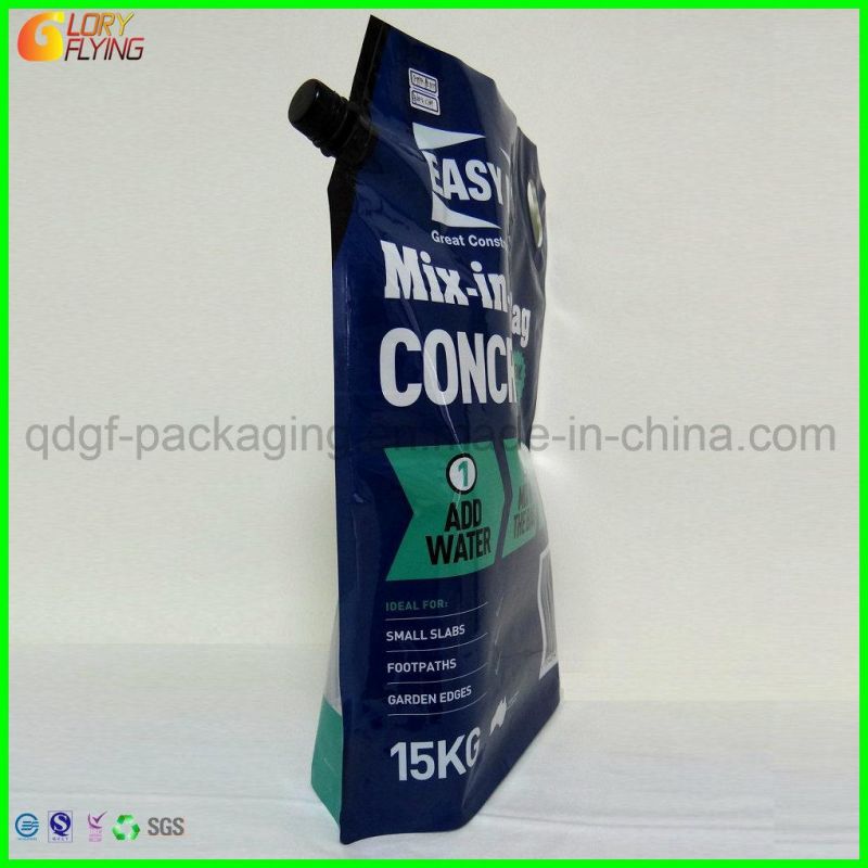 Plastic Packing Cement Bag for Constrution Products/ Spout Bag