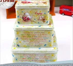Supply Square Tin Box Gift Box Biscuit Snack Box Large Tin Box Wholesale Manufacturers