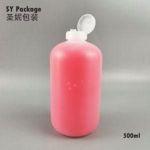 Plastic Bottle Manufacturer Clear Color 500ml HDPE Bottle for Shampoo
