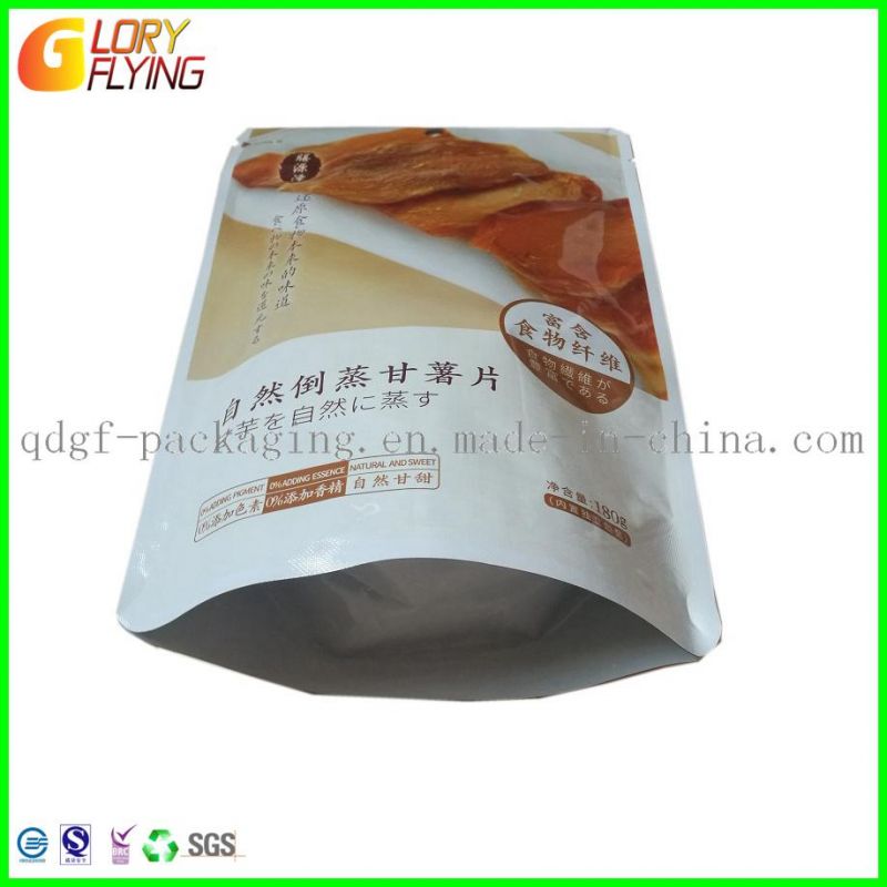 Food Packaging Kraft Paper Bag with Clear Window and Zip Lock